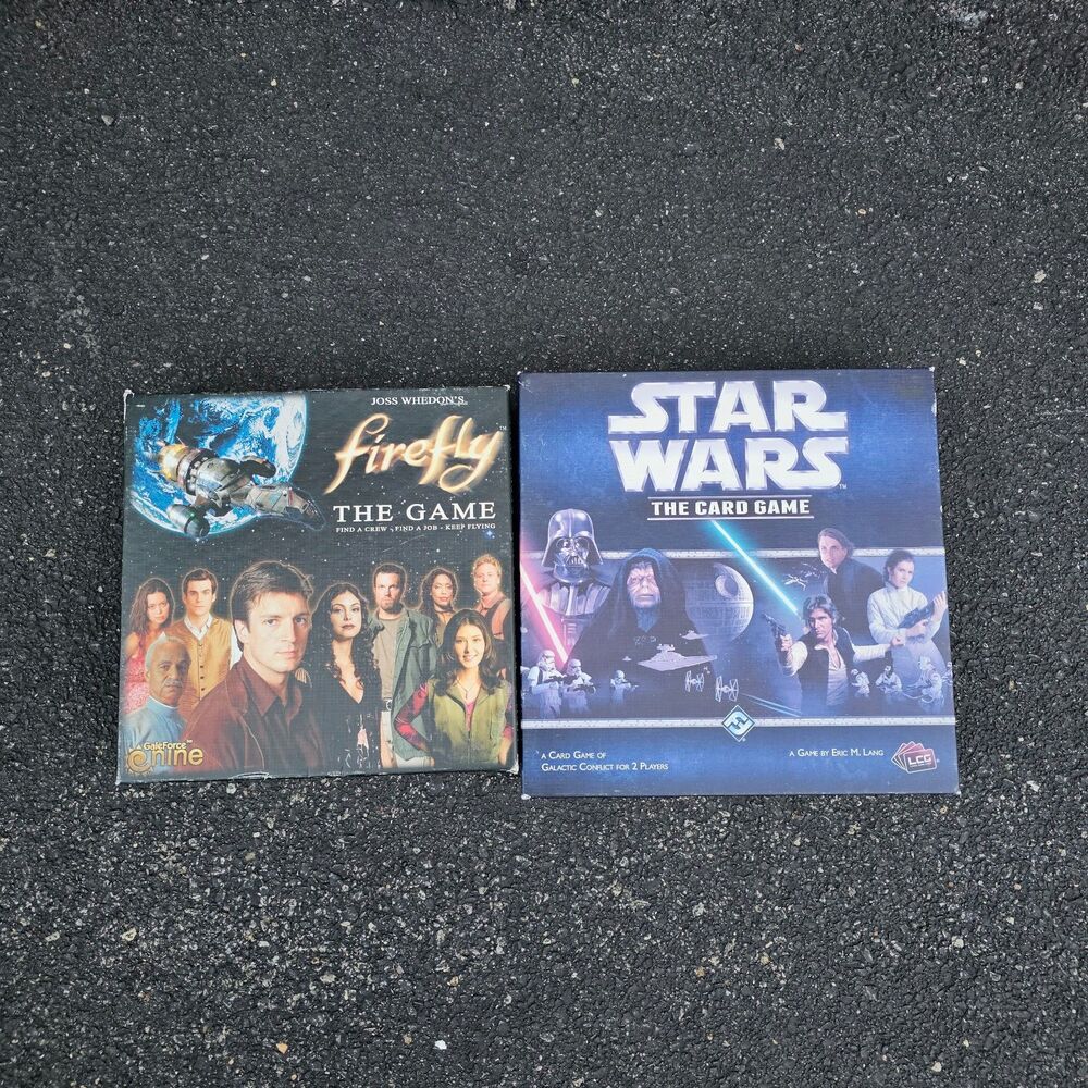 Firefly the game + Star Wars The Game LCG core set